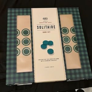 New Wooden Game Solitaire Game Set Professor Puzzle